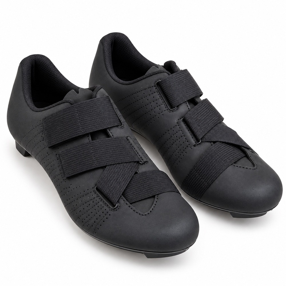 NEW Fizik Tempo Powerstrap R5 Road Cycling Shoes Black EU 45 US 11.5 Men's